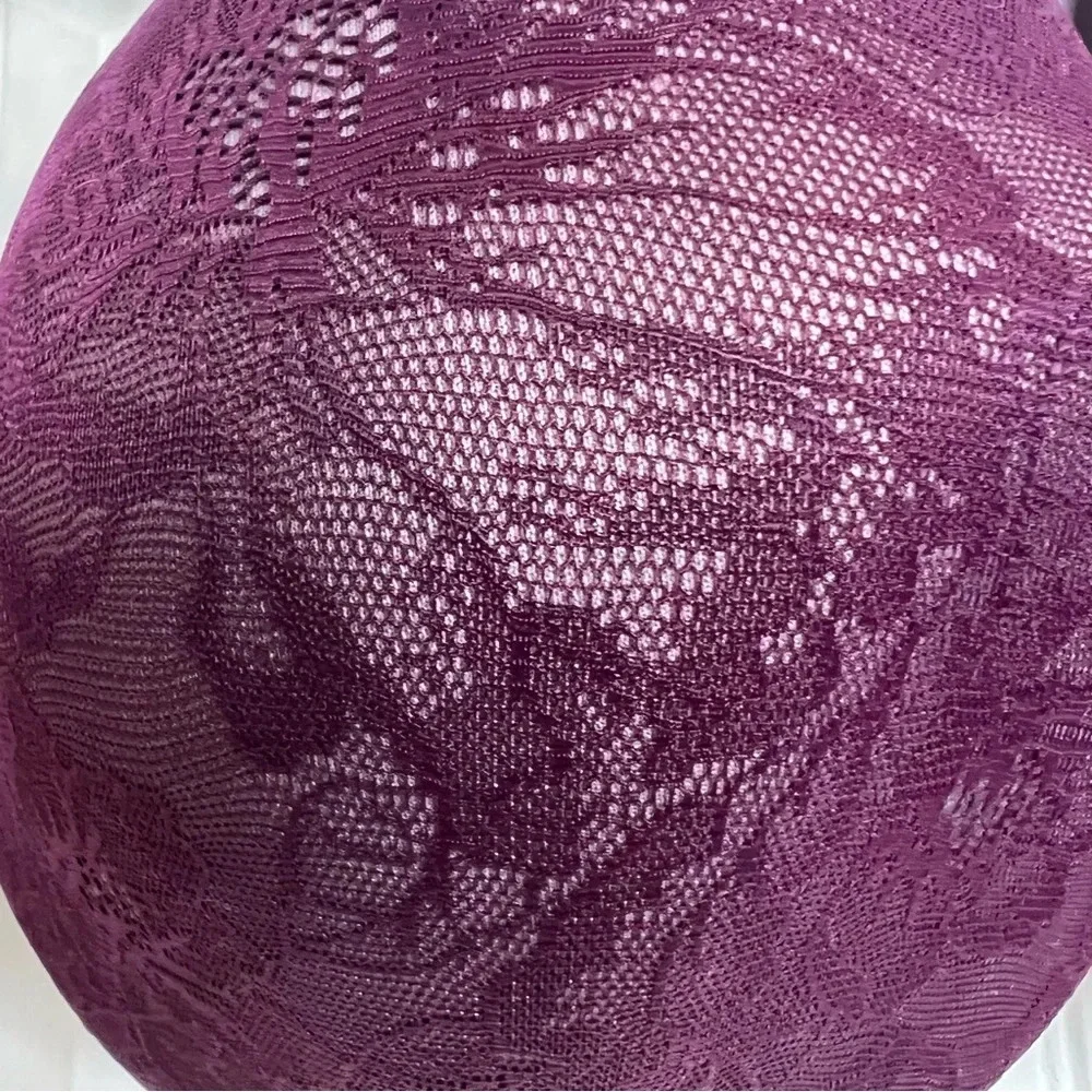 Cacique Plum Side‎ Smoothing Solution Balconette Underwire Bra. Size 44DD. NWT.